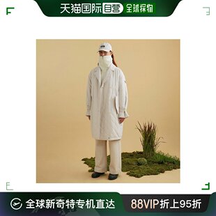 女款 长款 茧型风衣外套 ZBFAC40 日潮跑腿AIGLE艾高 offwhite