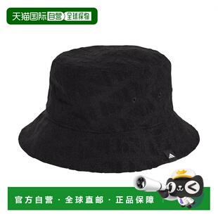 日本直邮adidas-adidas帽子会标桶帽JE5656帽子：黑色阿迪达斯