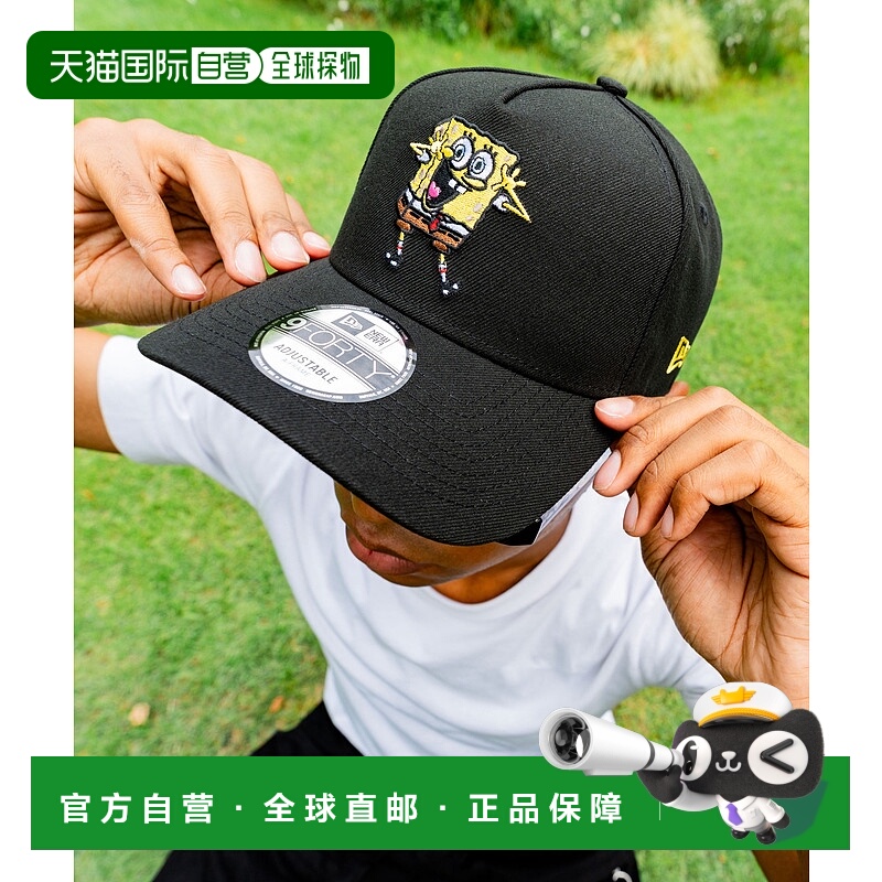 1h可退 日本直邮NEW ERA 男女同款 9FORTY A-Frame 海绵宝宝联名