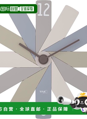 【日本直邮】MAG（饰品）装饰壁挂钟40x40cm 灰色 W-815A GY-Z