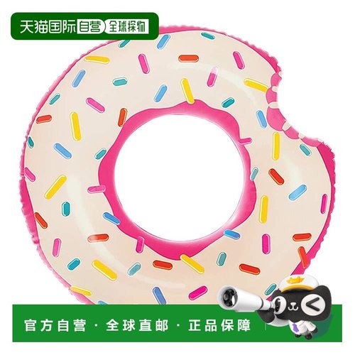 【日本直邮】Intex成人游泳浮坐圈初学者充气救生圈56265NP