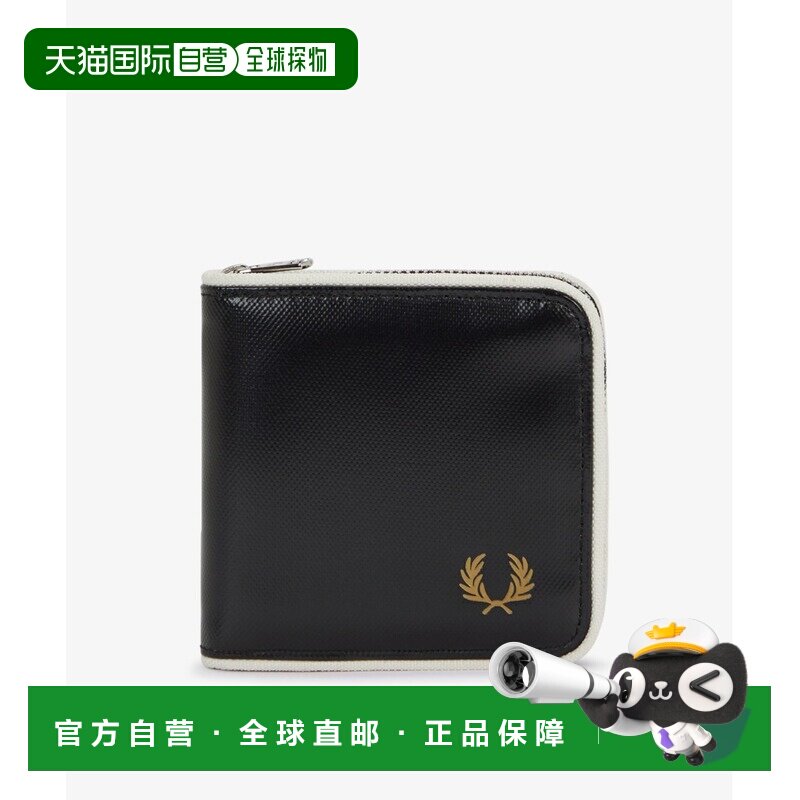 日本直邮FRED PERRY 男女同款 经典拉链环绕钱包 L1195