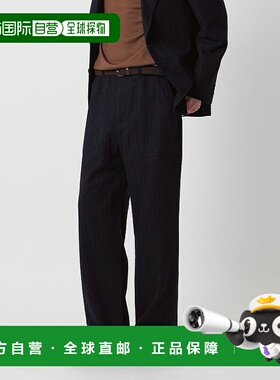 1h可退 日本直邮District男装舒rink纱线贝克休闲西裤半修身直筒