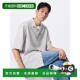 开领衬衫 半袖 LIGHT 日潮跑腿GU极优 Unisex GRAY 352975