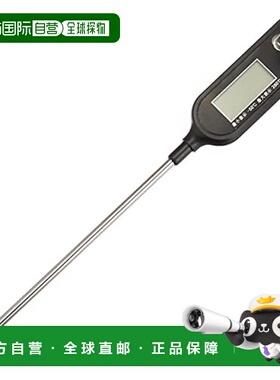 【日本直邮】Pearl Metal珍珠金属 烹饪用温度计 D-6476数码 黑色