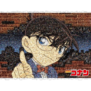 【日本直邮】EPOCH500片拼图游戏名侦探柯南500件马赛克艺术38x53