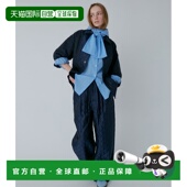 日本直邮LE 宽松廓形 CIEL 1h可退 BLEU 女装 光泽绗缝休闲裤 28S