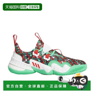 日本直邮adidas Trae Young 1.0 christmas 织物合成革TPU 特雷杨
