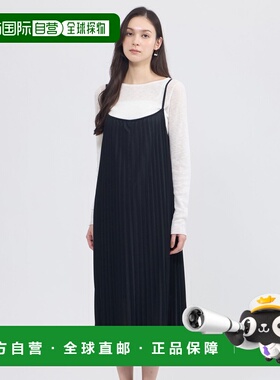1h可退 日本直邮La maglia 女士 针织百褶吊带连衣裙 M5J04721__