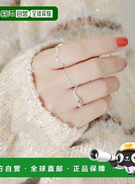 1h可退 日本直邮SMELLY 女士个性三件套戒指 真鍮无镍合金 SMA62K