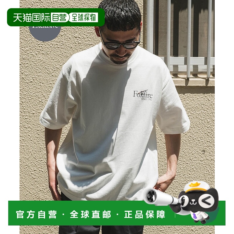 1h可退 日本直邮Foxfire×DOORS 男士钓鱼竿印花T恤 稍宽松版型