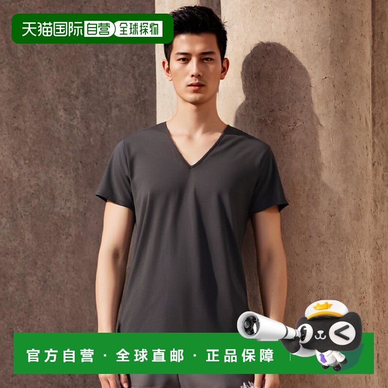 【日本直邮】Mizuno美津浓 男士T恤 短袖V领 耐久消臭吸汗速干 黑,运动服/休闲服装,运动T恤,淘宝优惠券,粉丝福利购,淘宝优惠卷