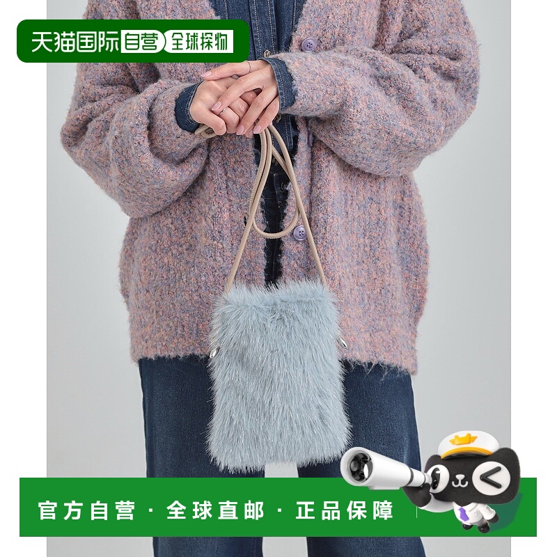 1h可退 日本直邮SHOO・LA・RUE 女装 亮片毛绒迷你单肩包 可调节肩