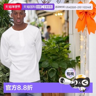 日本直邮AVIREX DAILY THERMAL L/S HENLEY NECK T-SHIRT 长袖T恤