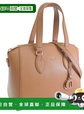 日本直邮FURLA 女士包 2WAY 单肩包 手提包 Outlet 棕色 MINERVA