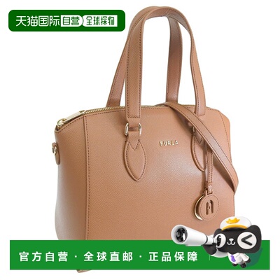 日本直邮FURLA 女士包 2WAY 单肩包 手提包 Outlet 棕色 MINERVA