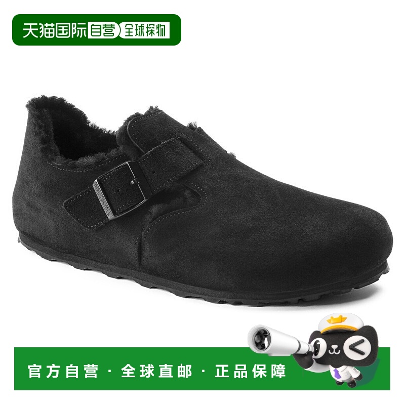 日本直邮Birkenstock London Shearling系列 牛皮绒面革 毛毛休闲