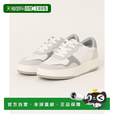 1h可退 日本直邮HAWKINS 女士 HESTER 低帮运动鞋 HW20389 灰白配