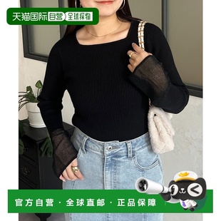 日本直邮prose 针织打底衫 verse 方领透袖 PVZ105220 女装 1h可退