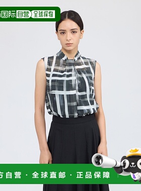 1h可退 日本直邮EPOCA 女士 春夏几何印花飘逸衬衫 M5M22610__