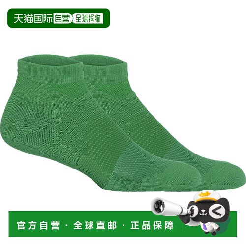 日本直邮ASICS 品牌Logo运动短袜 男款 1双装 绿色