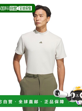 日本直邮adidas 男士高尔夫混沌代码半袖圆领衬衫 LOI49-KF8983BE