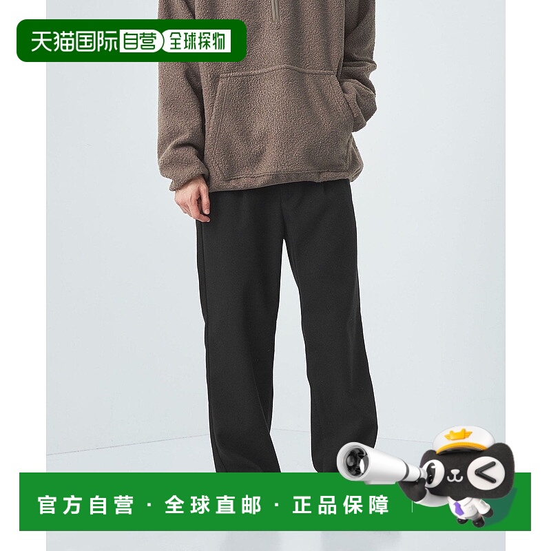 日本直邮UNITED ARROWS green label relaxing 刷纹斜纹单褶阔腿