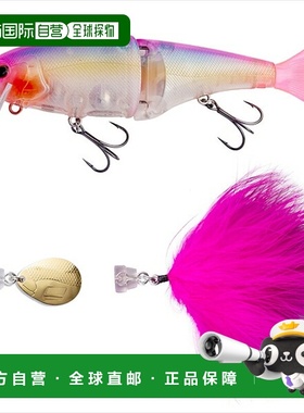 日本直邮Abu Garcia 鲈鱼饵 AHBST145F-PPRB Beast 145F 紫色彩虹