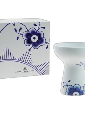 日本直邮RoyalCopenhagen皇家哥本哈根 大唐草花瓶径 12cm/高15cm