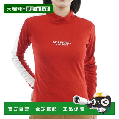 日本直邮TOMMY HILFIGER GOLF 女士高尔夫长袖莫克领衬衫 THLA583