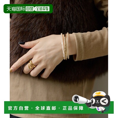 日本直邮ear PAPILLONNER 女士 纽约色调三连手镯 树脂金属组合设