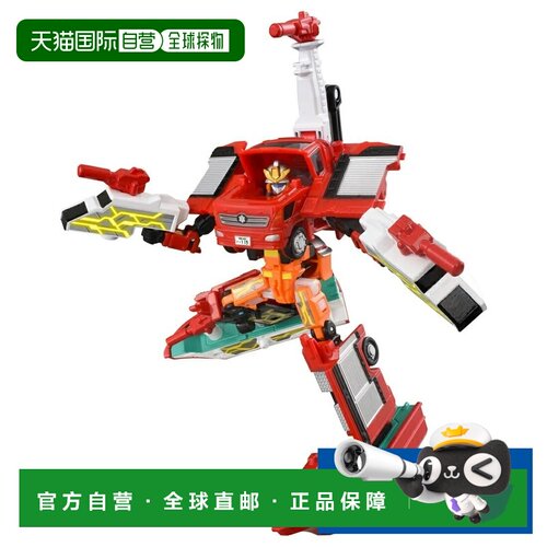 日本直邮Tomica Job Railer TJBDX Unite Fire Braver 消防车+消