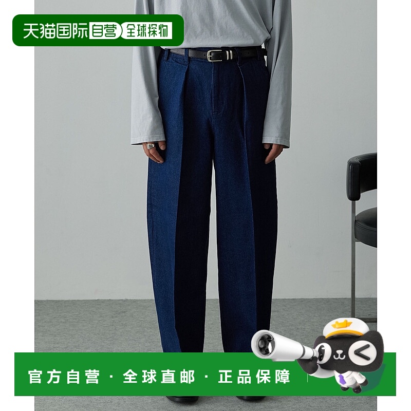 1h可退 日本直邮EMMA CLOTHES 男女同款 11.5oz 中缝直筒丹宁长裤