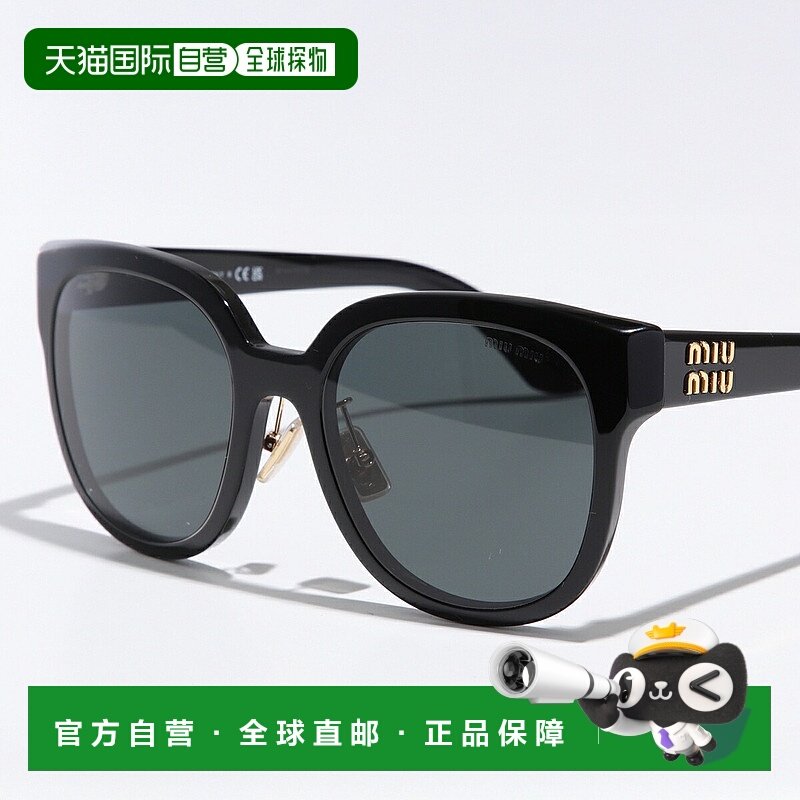 日本直邮Miu Miu 太阳镜 0MU 01ZS 女士蝴蝶惠灵顿镜框带扣和金属