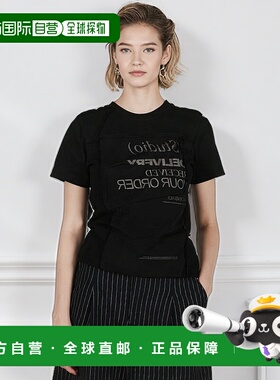 1h可退 日本直邮PRANK PROJECT 女士不对称切换设计短袖T恤 31251