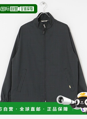 1h可退 日本直邮FARAH 男士格纹立领拉链夹克 UMA40501M1002