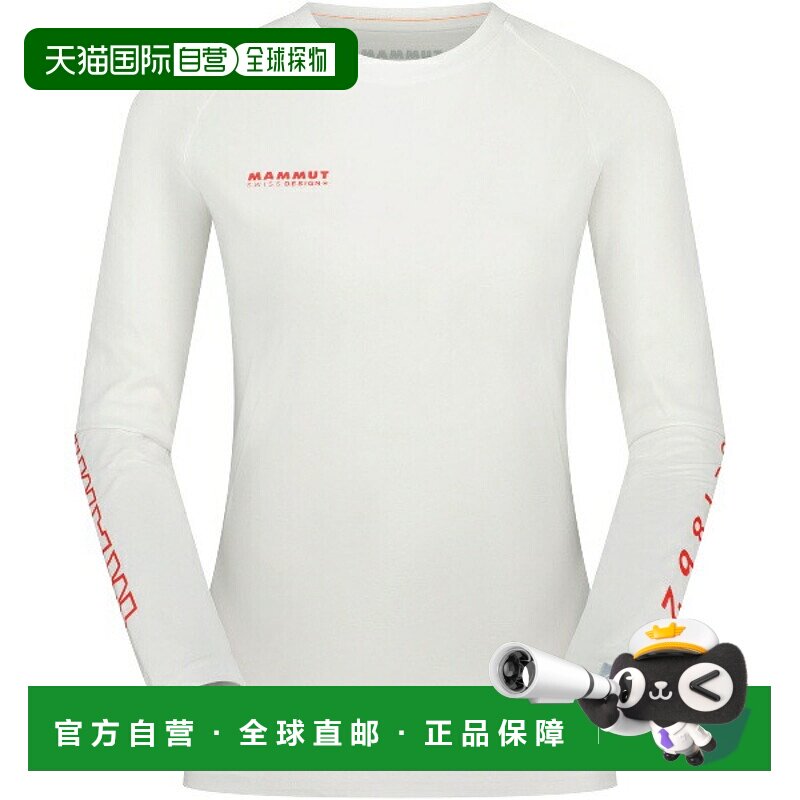 日本直邮MAMMUT QD 标志印花长袖T恤 AF 女士户外长袖T恤 1016010