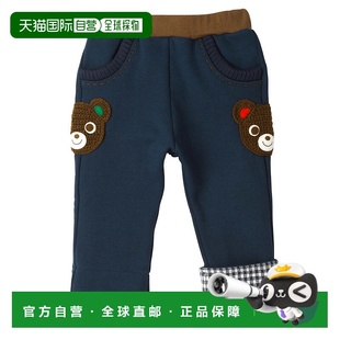 Navy 90cm 日潮跑腿mikihouse 3208 子 儿童柔软休闲裤