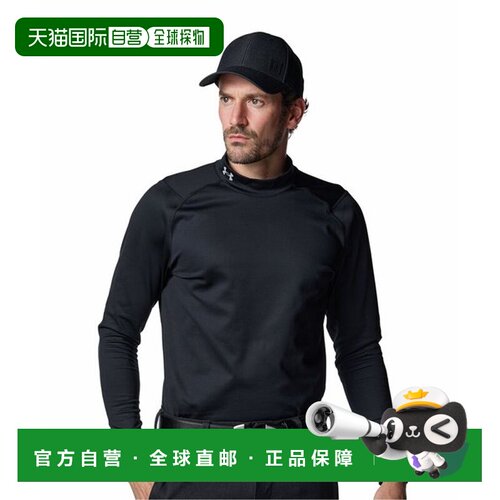 日本直邮Under Armour Logo高领长袖高尔夫球服 安德玛男款