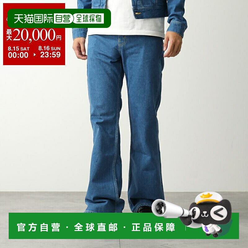 日本直邮CELINE Jeans RP0730D38.GBV7 男士喇叭形棉混纺低腰牛仔