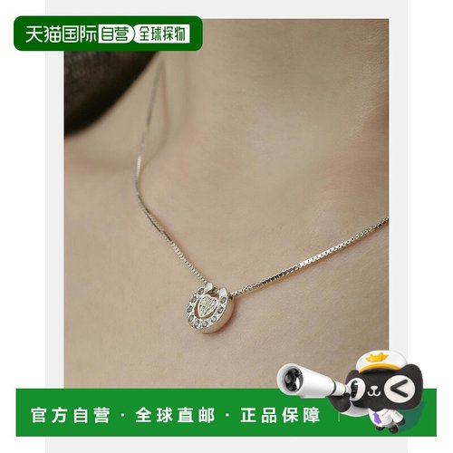 1h可退 日本直邮AVIREX 女士 心形马蹄 光泽锆石项链 7836182602