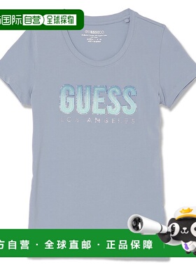 日本直邮Guess CN Ss Glitter Degrade Logo Tee 短袖T恤 GU1432E