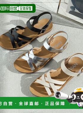 1h可退 日本直邮Vivian 女士编织设计舒适凉鞋 V13352SM