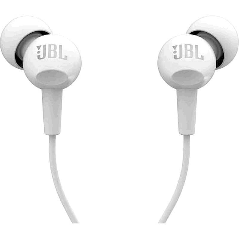 【日本直邮】JBL 耳机  Harman C100SI 白色 款式:C100SI 听音乐