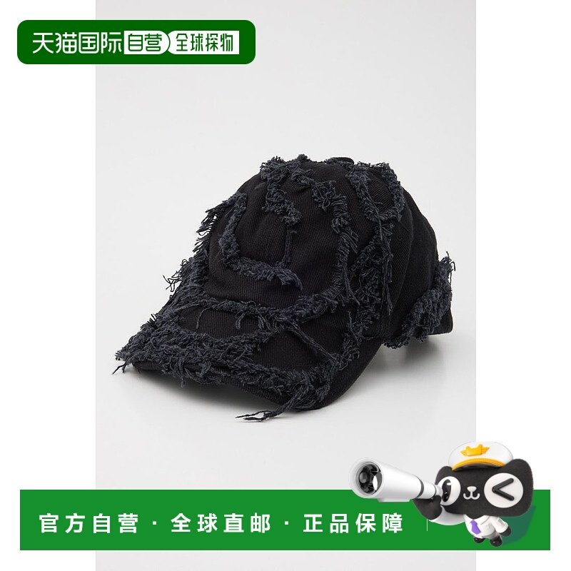 日本直邮SLY  DAMAGE DENIM 帽子 [SL3994EW028357] 黑色