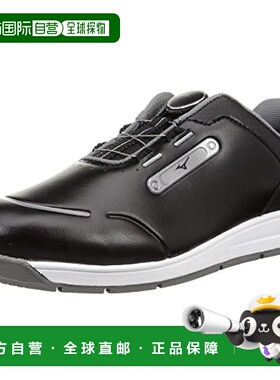 【日本直邮】Mizuno美津浓 男士高尔夫鞋/宽WG 24.5cm黑色51GQ227