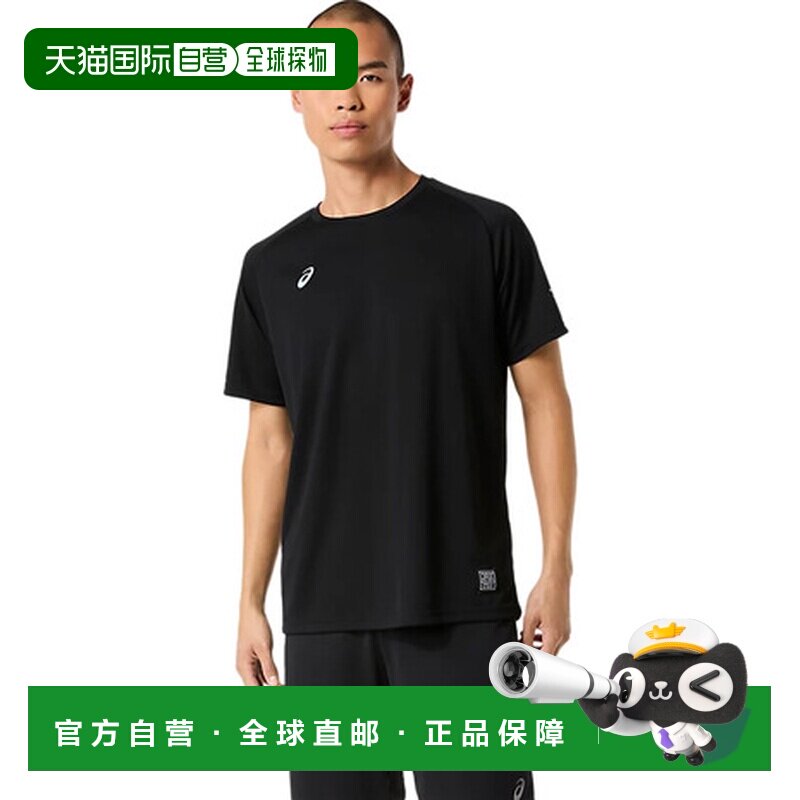 日本直邮ASICS 男式女式排球服 速干标志图案T恤 2033C184.001图片