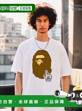 1h可退 日本直邮A BATHING APE男女同款BAPE ONLINE TEE M 网店限