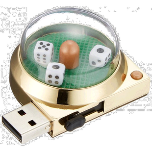 【日本直邮】Green House按按钮掷骰子赌场 USB存储器 UFDCSA8G-D