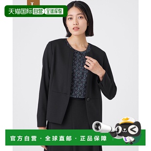 1h可退 日本直邮TRANS WORK 女装 美系列 仿羊毛质感 无领夹克 U3